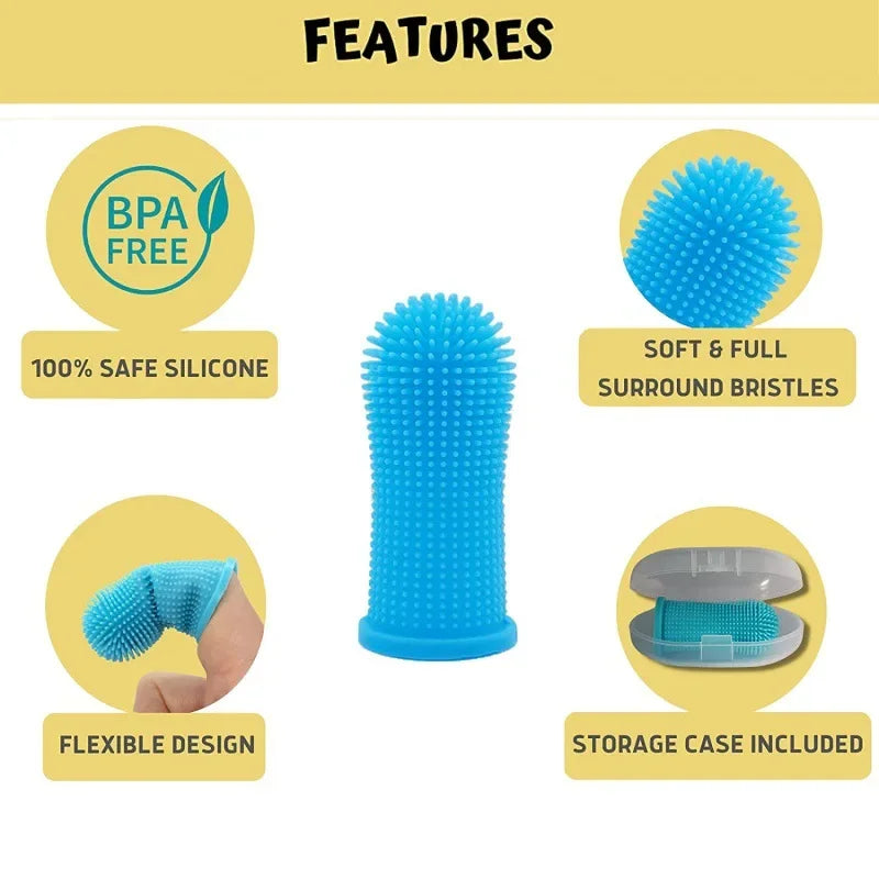 Reliable Pet finger toothbrush
