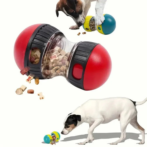 Interactive dog snack dispenser toy