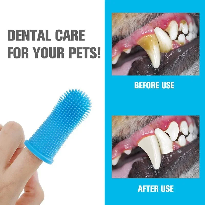 Reliable Pet finger toothbrush